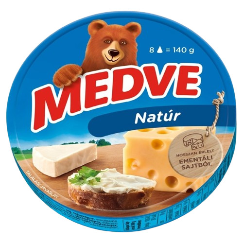 Medve ömlesztett sajt, natúr, 140 g