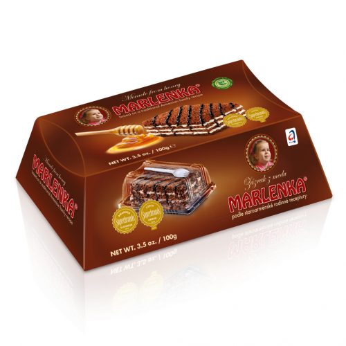 Marlenka mézes kakaós torta – 100 g