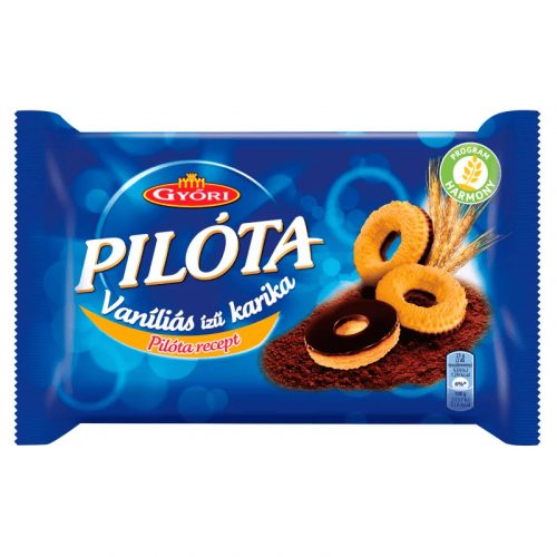 Győri Pilóta Vaníliás Ízű Karika - 150 g