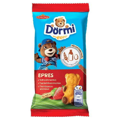 Dörmi Puha Piskóta Almás-Epres Ízű Krémmel - 30 g