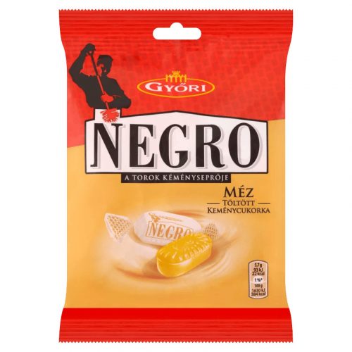 Győri Negro Mézes Töltött Keménycukorka - 159 g