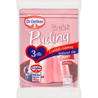 Dr. Oetker Eredeti Puding puncs pudingpor - 3 x 40 g